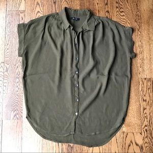 Madewell Olive Green Top XXS